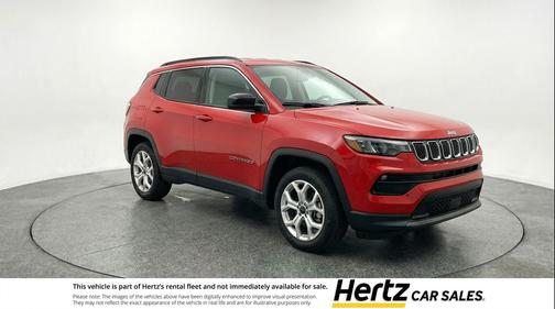 Red Hot Pearlcoat 2025 Jeep Compass Latitude