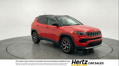 Red Hot Pearlcoat 2025 Jeep Compass Limited