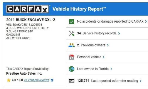 2011 Buick Enclave 2XL