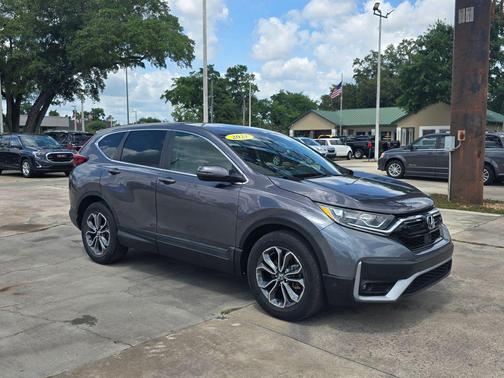 Gray 2021 Honda CR-V 2WD EX