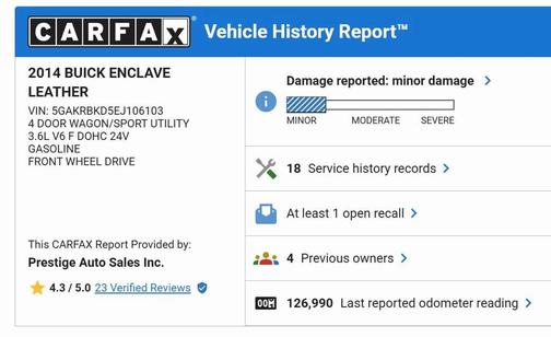 2014 Buick Enclave Leather