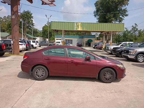 Burgundy 2014 Honda Civic LX
