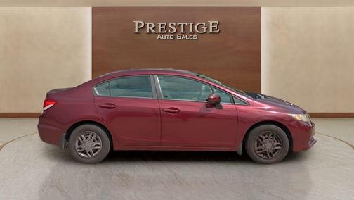 Burgundy 2014 Honda Civic LX