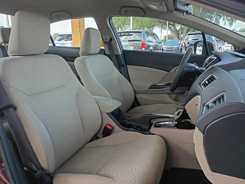 Burgundy 2014 Honda Civic LX