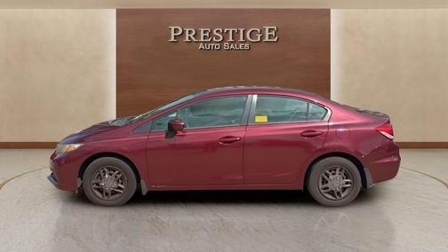 Burgundy 2014 Honda Civic LX