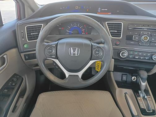 Burgundy 2014 Honda Civic LX