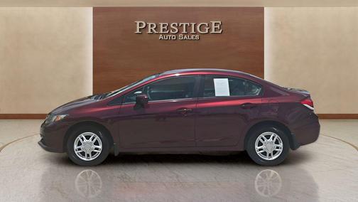Burgundy 2014 Honda Civic LX