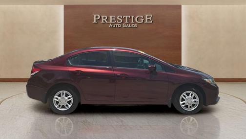 Burgundy 2014 Honda Civic LX