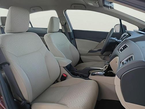 Burgundy 2014 Honda Civic LX