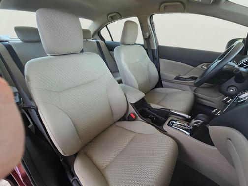 Burgundy 2014 Honda Civic LX