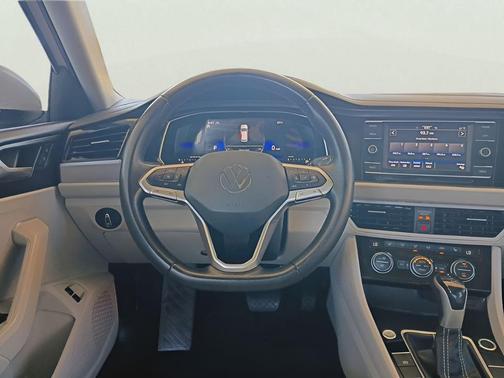 Opal White Pearl 2023 Volkswagen Jetta 1.5T SE