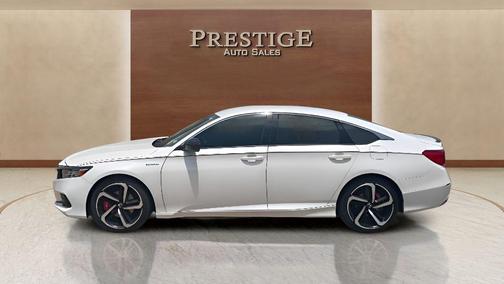 Platinum White Pearl 2022 Honda Accord Hybrid Sport