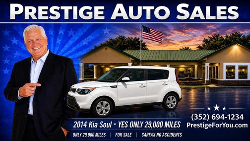 Clear White 2014 Kia Soul Base