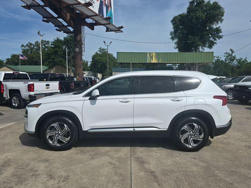 Quartz White 2021 Hyundai SANTA FE SEL 2.4