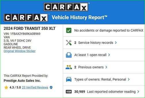 2024 Ford Transit-350 XLT