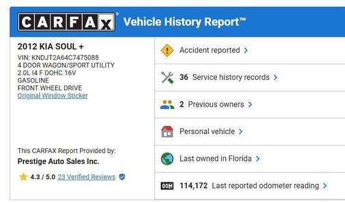2012 Kia Soul +