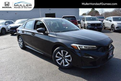 Crystal Black Pearl 2026 Honda Civic LX