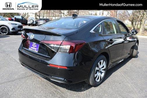 Crystal Black Pearl 2026 Honda Civic LX