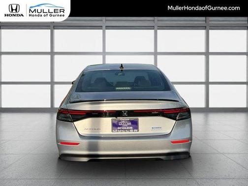 Solar Silver Metallic 2025 Honda Accord Hybrid Sport
