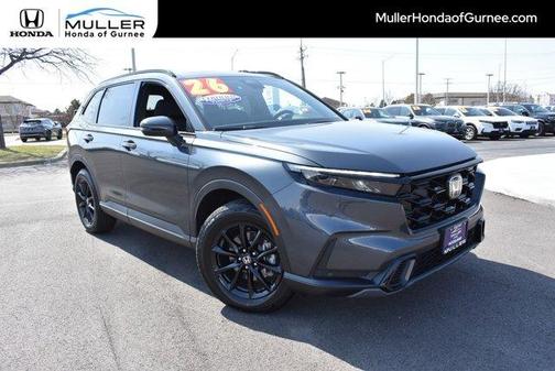 Meteorite Gray Metallic 2026 Honda CR-V Hybrid Sport-L