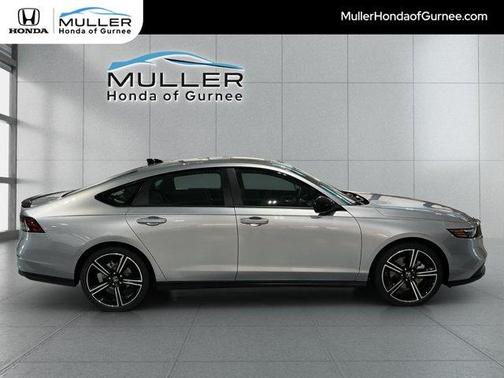 Solar Silver Metallic 2026 Honda Accord Hybrid Sport