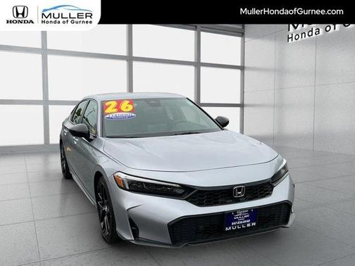 Solar Silver Metallic 2026 Honda Civic Sport