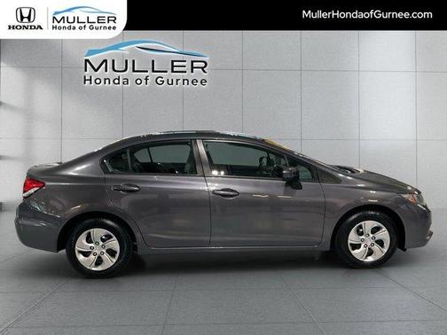 Gray 2015 Honda Civic LX
