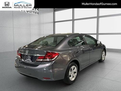Gray 2015 Honda Civic LX