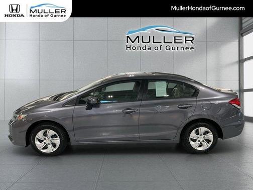 Gray 2015 Honda Civic LX