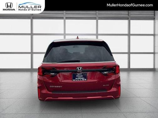 Red 2025 Honda Odyssey Elite