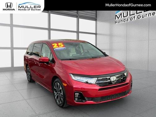 Red 2025 Honda Odyssey Elite