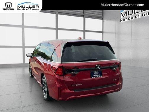 Red 2025 Honda Odyssey Elite