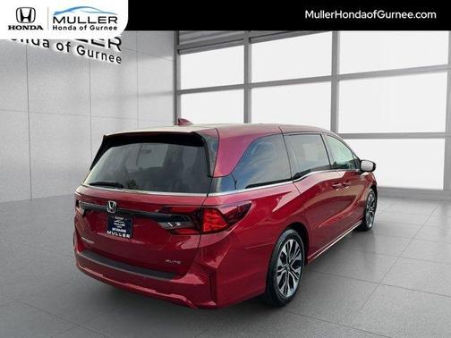 Red 2025 Honda Odyssey Elite