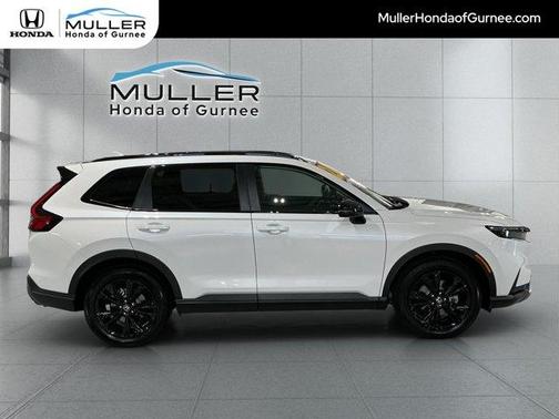 Platinum White Pearl 2026 Honda CR-V Hybrid Sport Touring