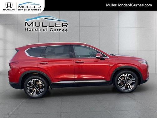 Lava Orange 2020 Hyundai SANTA FE 2.0T Limited