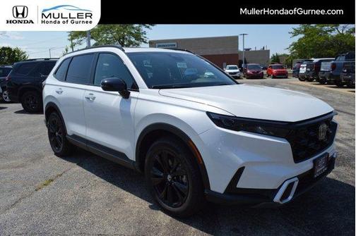 Platinum White Pearl 2026 Honda CR-V Hybrid Sport Touring