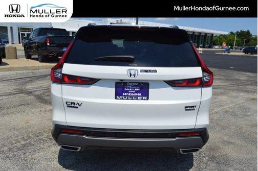Platinum White Pearl 2026 Honda CR-V Hybrid Sport Touring
