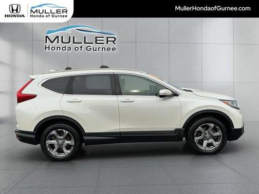 White Diamond Pearl 2018 Honda CR-V EX-L