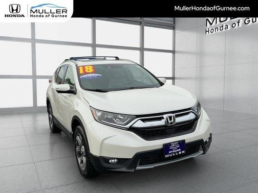 White Diamond Pearl 2018 Honda CR-V EX-L