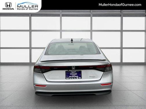 Solar Silver Metallic 2025 Honda Accord Hybrid Sport