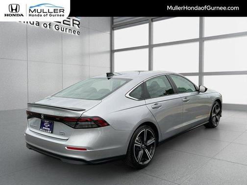 Solar Silver Metallic 2025 Honda Accord Hybrid Sport