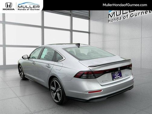 Solar Silver Metallic 2025 Honda Accord Hybrid Sport