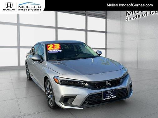 Silver 2023 Honda Civic EX-L