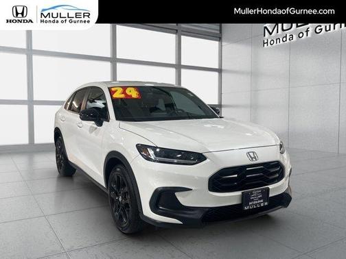 Platinum White Pearl 2024 Honda HR-V Sport