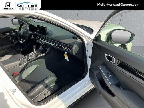 Platinum White Pearl 2026 Honda Civic Hybrid Sport Touring