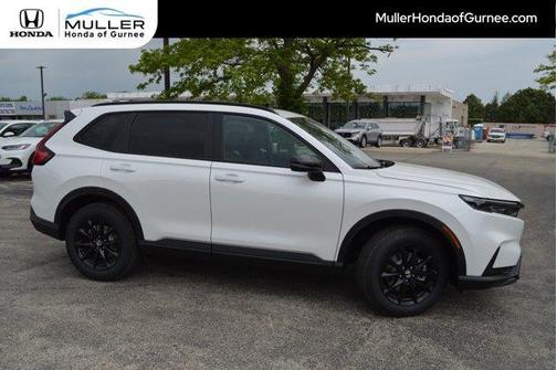 Platinum White Pearl 2026 Honda CR-V Hybrid Sport-L