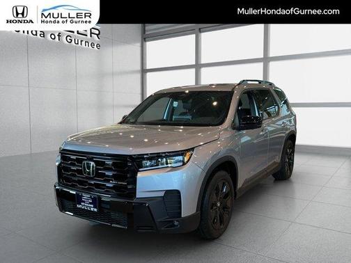 Solar Silver Metallic 2026 Honda Pilot Black Edition