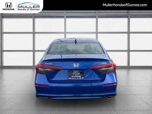 Aegean Blue Metallic 2023 Honda Civic Sport