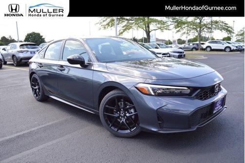 Meteorite Gray Metallic 2026 Honda Civic Sport