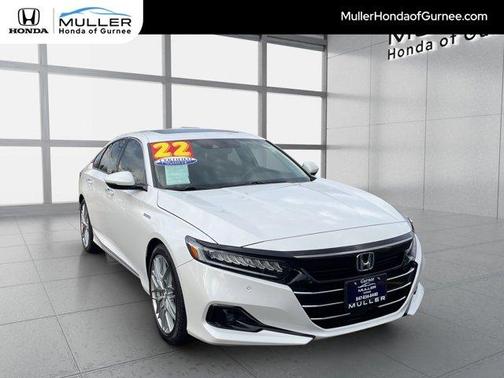 White 2022 Honda Accord Hybrid Touring